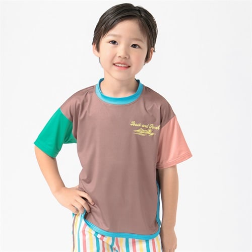 Back and Forth 袖切替ラッシュTシャツ 男の子 キッズ 110cm-130cm