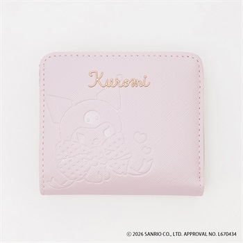 サンリオキャラクターズ 型押しL字ファスナー財布 キッズ 女の子(ラベンダー-ONE SIZE)