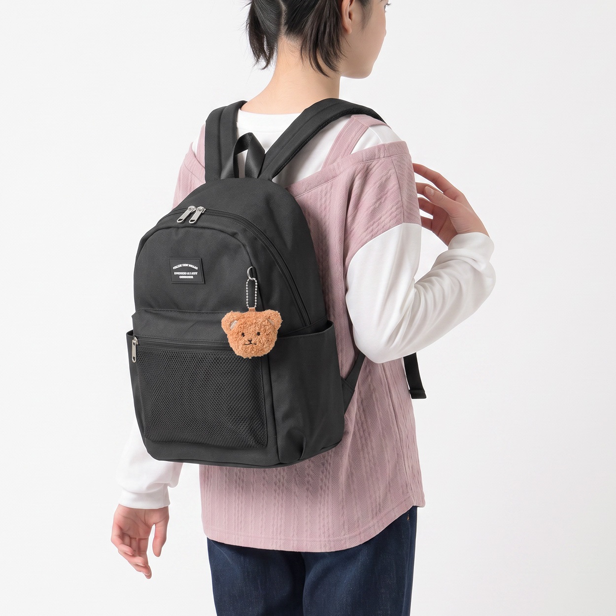 チャーム付きメッシュポケットリュック キッズ 女の子 | イオン
