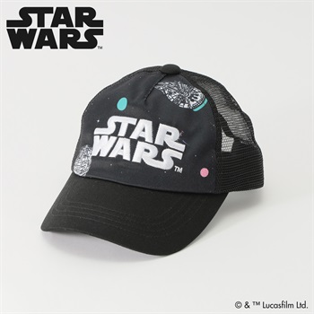 「スター・ウォーズ」デザインのメッシュキャップ キッズ 男の子(B-54cm)
