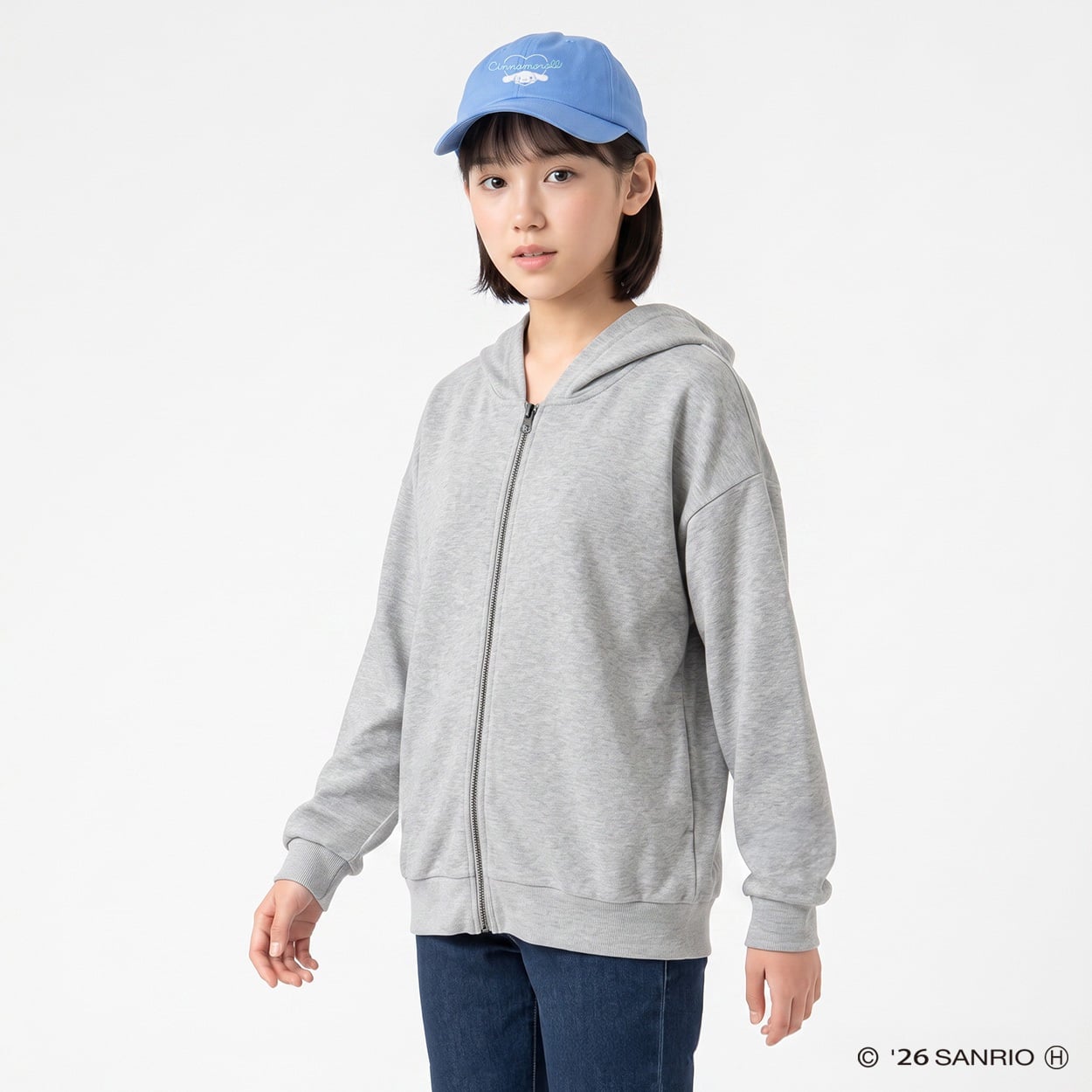 シナモロール キャップ キッズ 女の子(サックス-54cm)