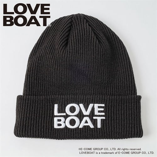 LOVEBOAT ニットキャップ キッズ 女の子(ブラック-ﾌﾘｰ)