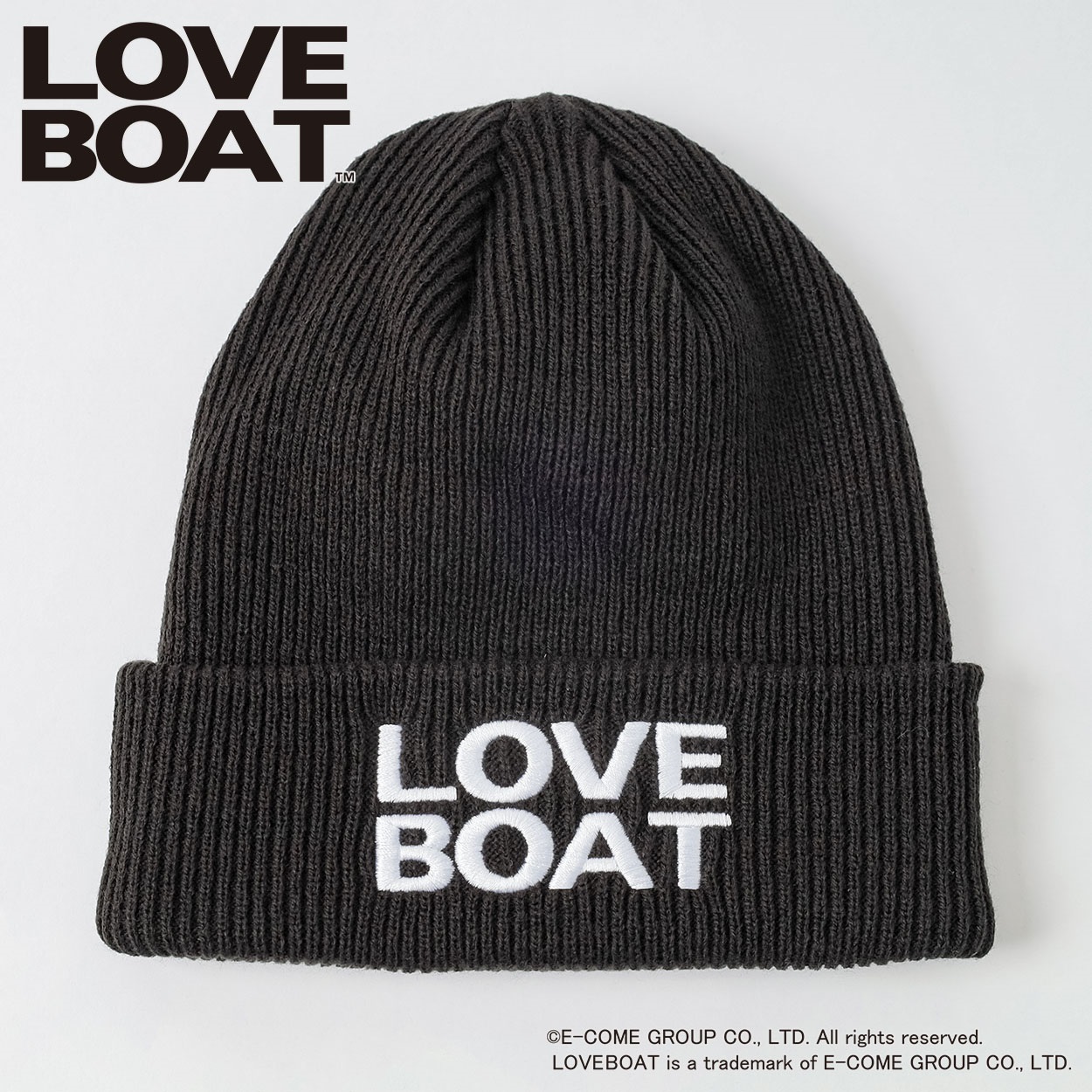 LOVEBOAT ニットキャップ キッズ 女の子(ブラック-ﾌﾘｰ)