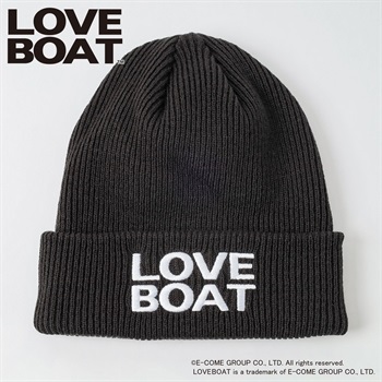 LOVEBOAT ニットキャップ キッズ 女の子(ブラック-ﾌﾘｰ)