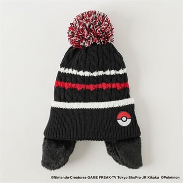 ポケットモンスター ポケモンボールワッチ キッズ 男の子 女の子(ブラック-ONE SIZE)