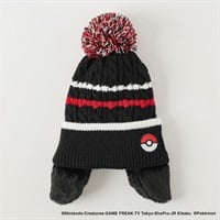 ポケットモンスター ポケモンボールワッチ キッズ 男の子 女の子(ブラック-ONE SIZE)