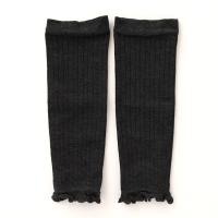 Liite 着圧レッグウォーマー 裾フリル 産前～産後 マタニティ(チャコ-ルグレ--30cm丈)
