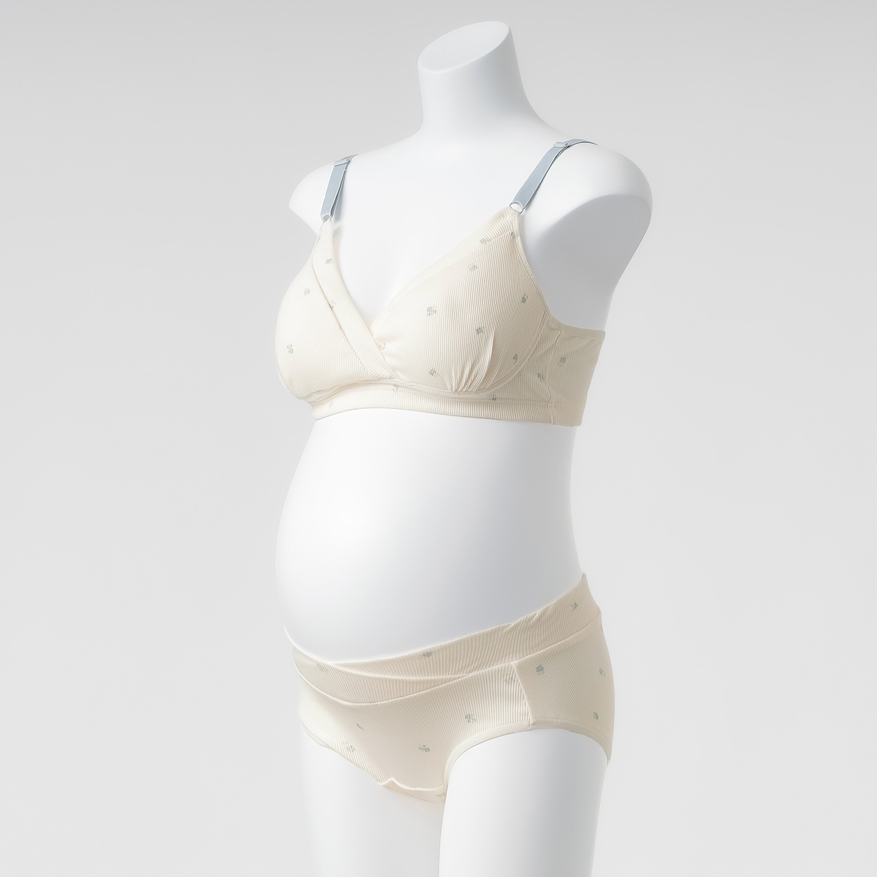 小花柄 ブラ&ショーツセット 妊娠初期～授乳期 マタニティ | イオン