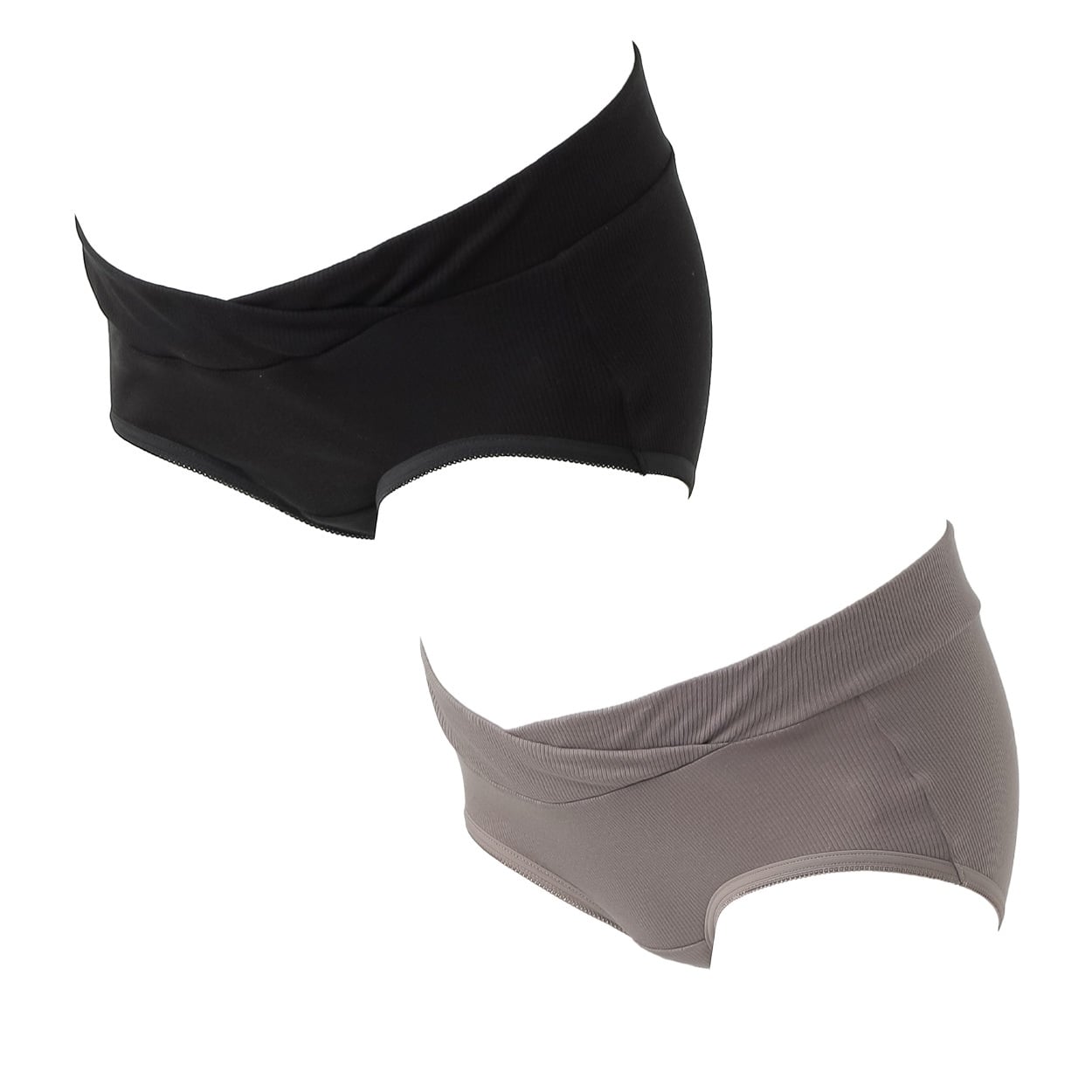 ローライズショーツ リブ 2枚組 妊娠初期～授乳期 マタニティ | イオン