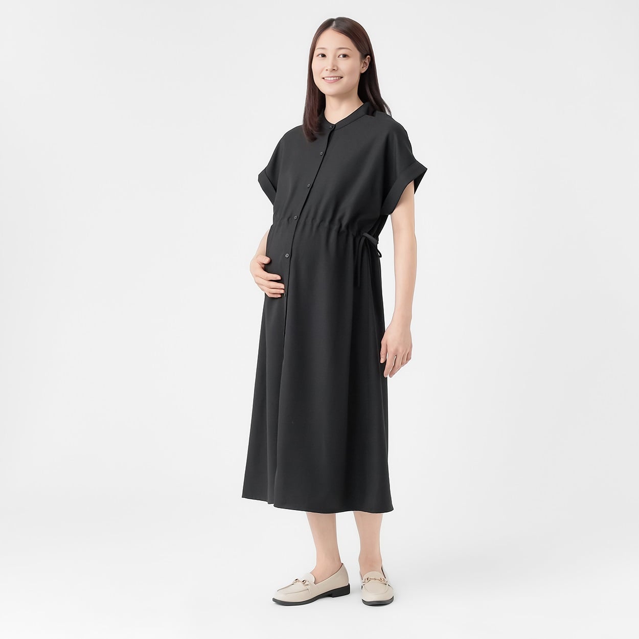 妊娠・出産・周産期オールインワンセット Wアジャスター付きオールインワン マタニティ・授乳服【出産後も長く