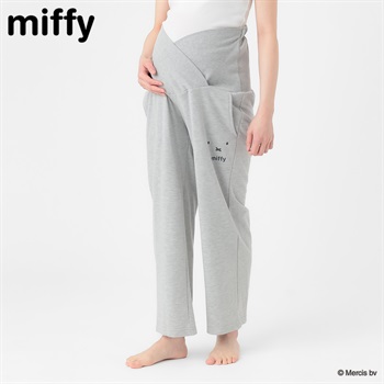 ミッフィー 無地 ミニ裏毛 ロングパンツ マタニティ(杢グレー-マタニティM)