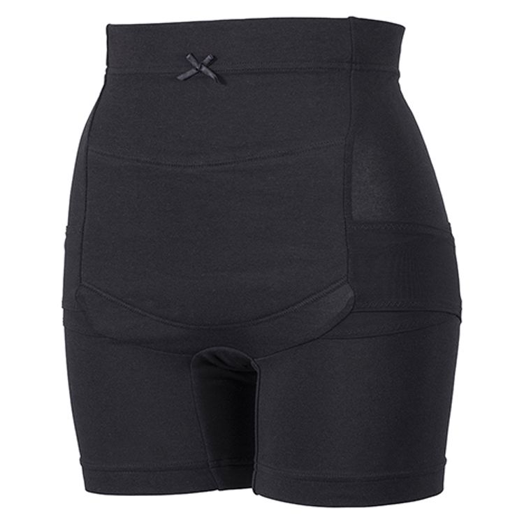 ピジョン はくだけで骨盤キュットパンツ＜帝王切開になっても使える＞ 入院準備 補正インナー 産後(ブラック-LL)