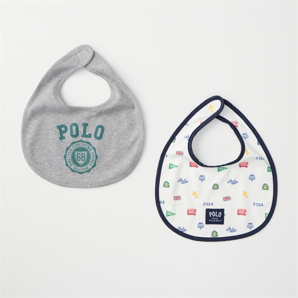 POLO スタイ2枚組 ロゴ&総柄 ベビー | イオンスタイルオンライン 衣料