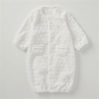 日本製 スムース ハート柄 ドレスオール 2WAYオール 新生児 ベビー服