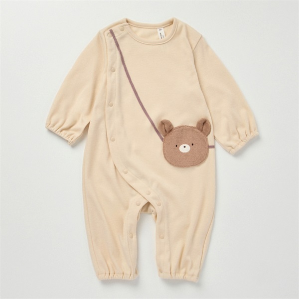 スムース ポシェットデザイン長袖カバーオール ベビー | イオン