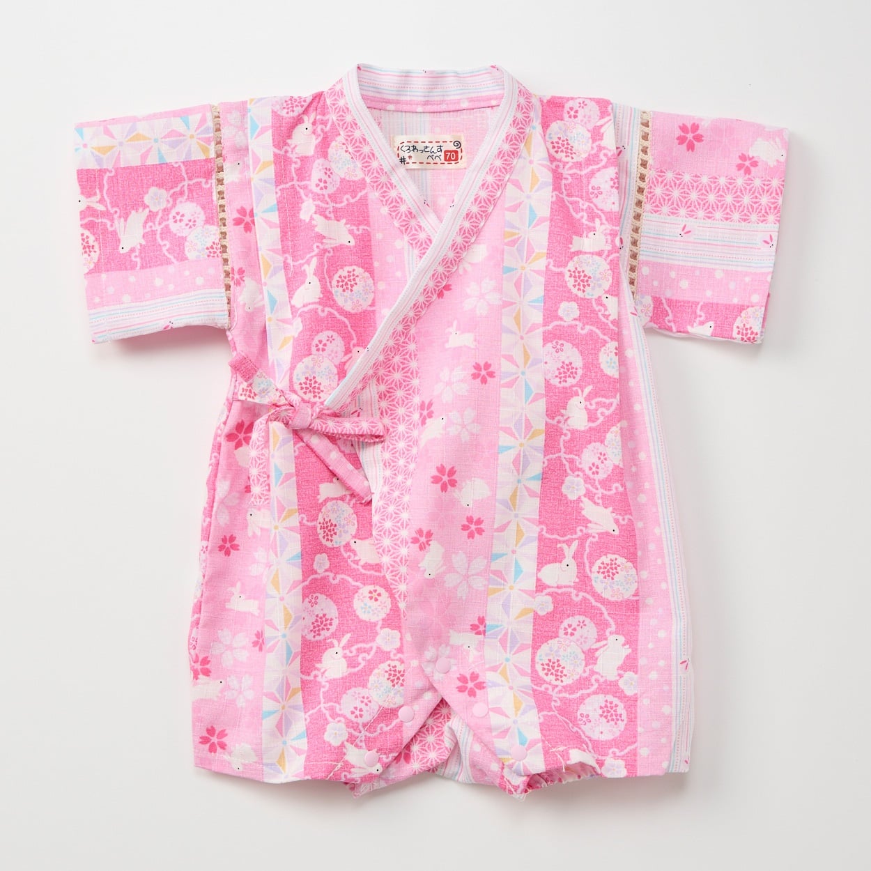 甚平ロンパース うさぎ柄 ベビー | イオンスタイルオンライン 衣料品