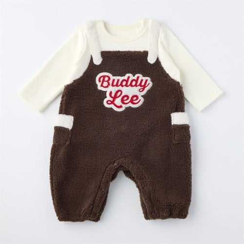 Buddy Lee ボアサロペット風 長袖カバーオール ベビー