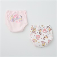 ディズニープリンセス 3層 トレーニングパンツ 2枚組 トイトレ(ピンク-90cm)