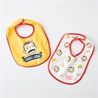 おさるのジョージ 丸型スタイ 2枚組 ベビー | イオンスタイル