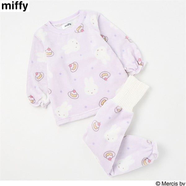 ミッフィー ミンクフリース 総柄 長袖パジャマ 腹巻付 ベビー | イオン