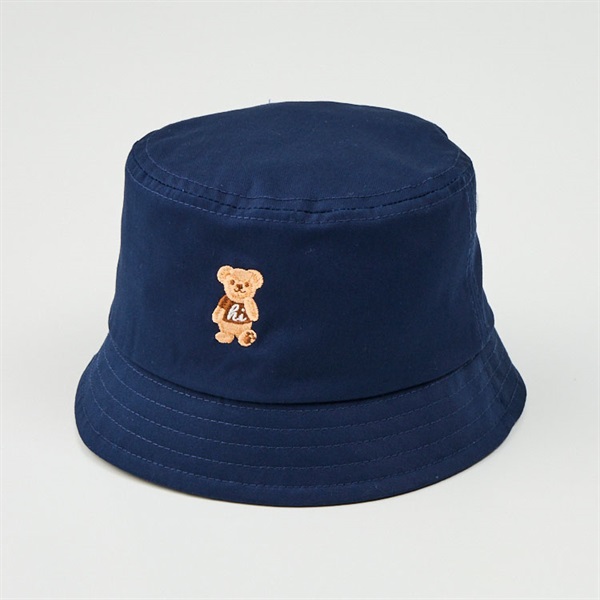 カメリア，ロゴ刺繍ハット　ワイヤー入りブラック カメリア，ロゴ刺繍ハット ワイヤー入りブラック GEKKA 刺繍Cap