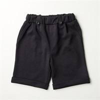 ポンチワンタック ハーフパンツ フォーマル ベビー服(ブラック-80cm)