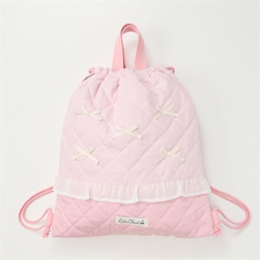 Katie Closet リボン キルトナップサック ベビー キッズ 入園入学
