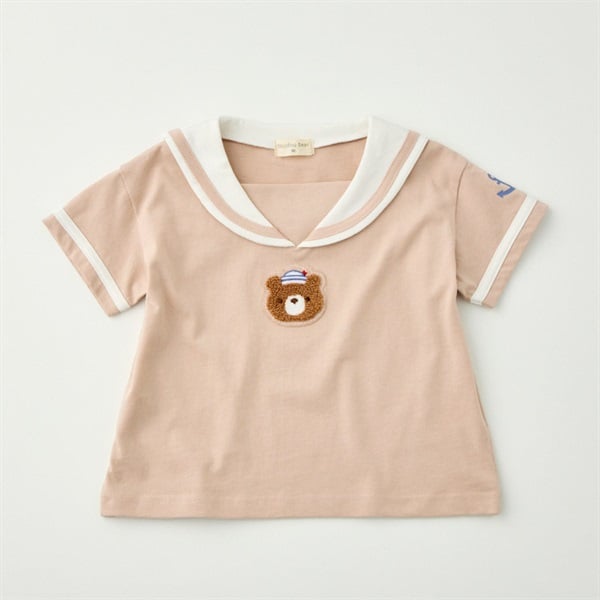 doudou bear 天竺 セーラー衿 半袖Tシャツ ベビー服 | イオン