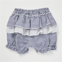 ドビーギンガムチェック柄 ブルマパンツ ベビー服