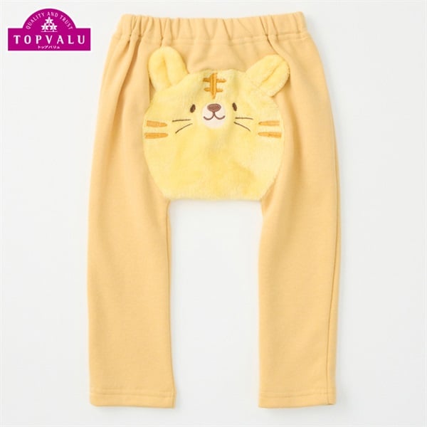 アニマルモチーフ 裏毛 ロングパンツ ベビー トップバリュ