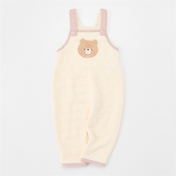doudou bear くま柄キルトサロペット ベビー | イオンスタイル