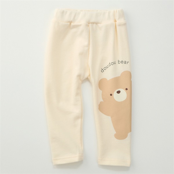 doudou bear はみだし柄 裏毛パンツ ベビー | イオンスタイル