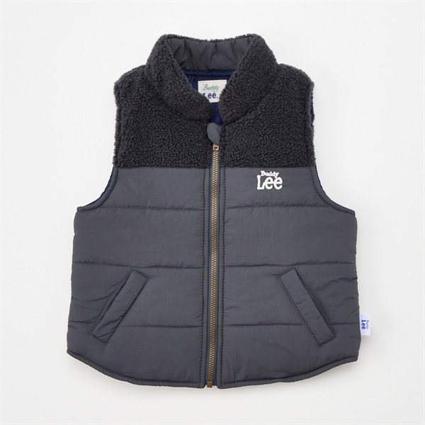 Buddy Lee ボア切替ジップ中綿ベスト ベビー キッズ | イオンスタイル