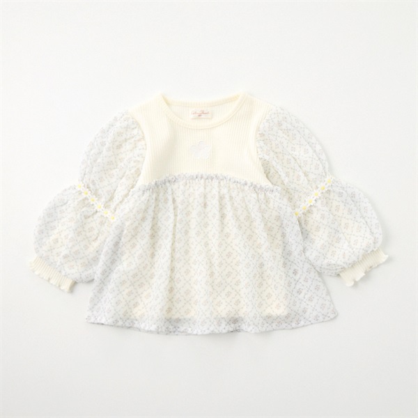 Katie Closet 総柄シフォントップス 長袖 ベビー | イオンスタイル