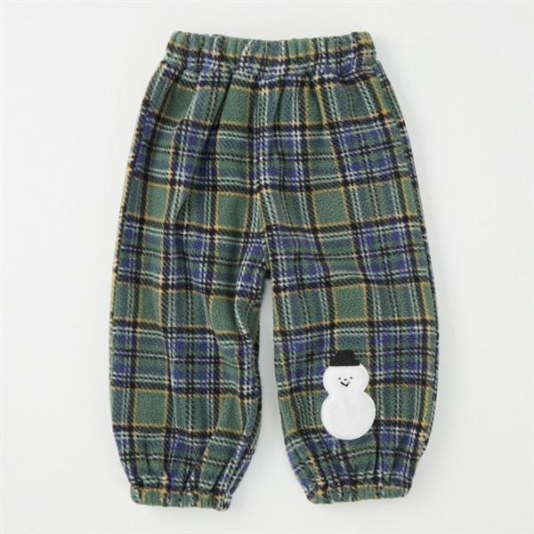 Chum up チェック柄 フリースバルーンパンツ ベビー クリスマス