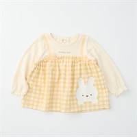 doudou bear ミニパイル ギンガムチェックトレーナー ベビー | イオン