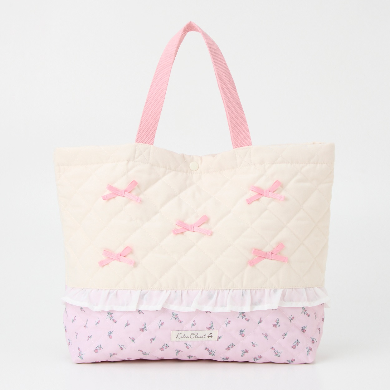 Katie Closet リボンモチーフ キルト レッスンバッグ 入園 入学 新学期