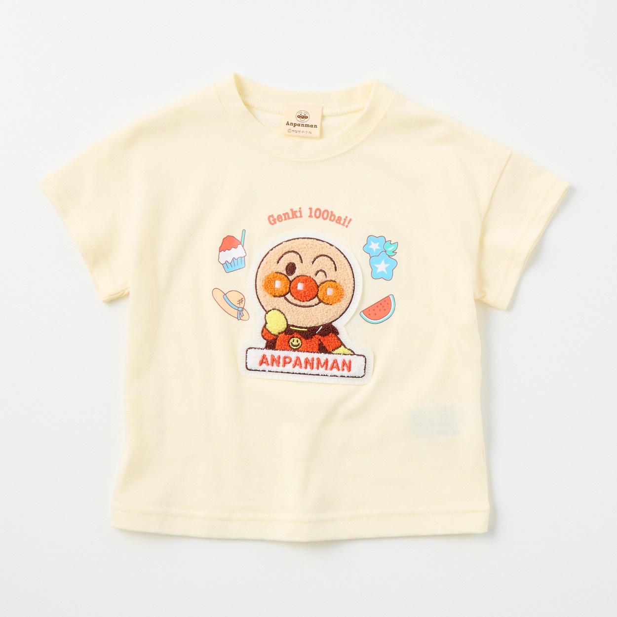 アンパンマン サガラ刺しゅう 天竺 半袖Tシャツ ベビー | イオン