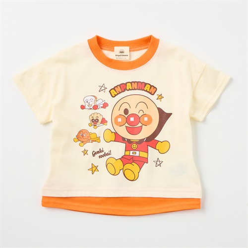 アンパンマン ビッグプリント 天竺 半袖Tシャツ ベビー