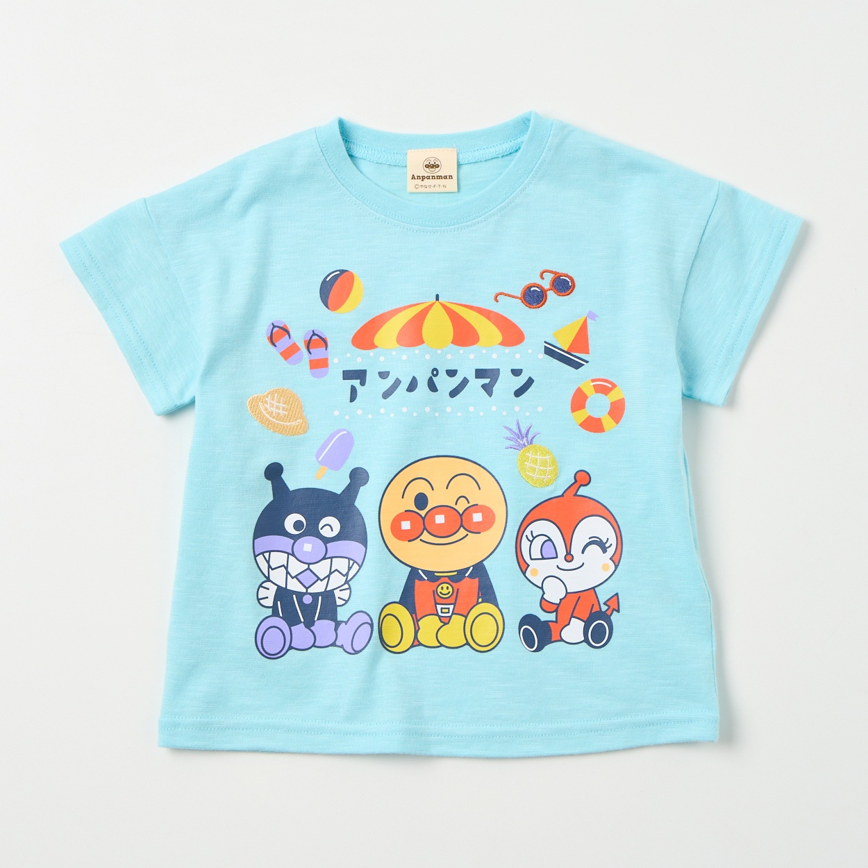 アンパンマン 刺しゅう スラブ天竺 半袖Tシャツ ベビー | イオン