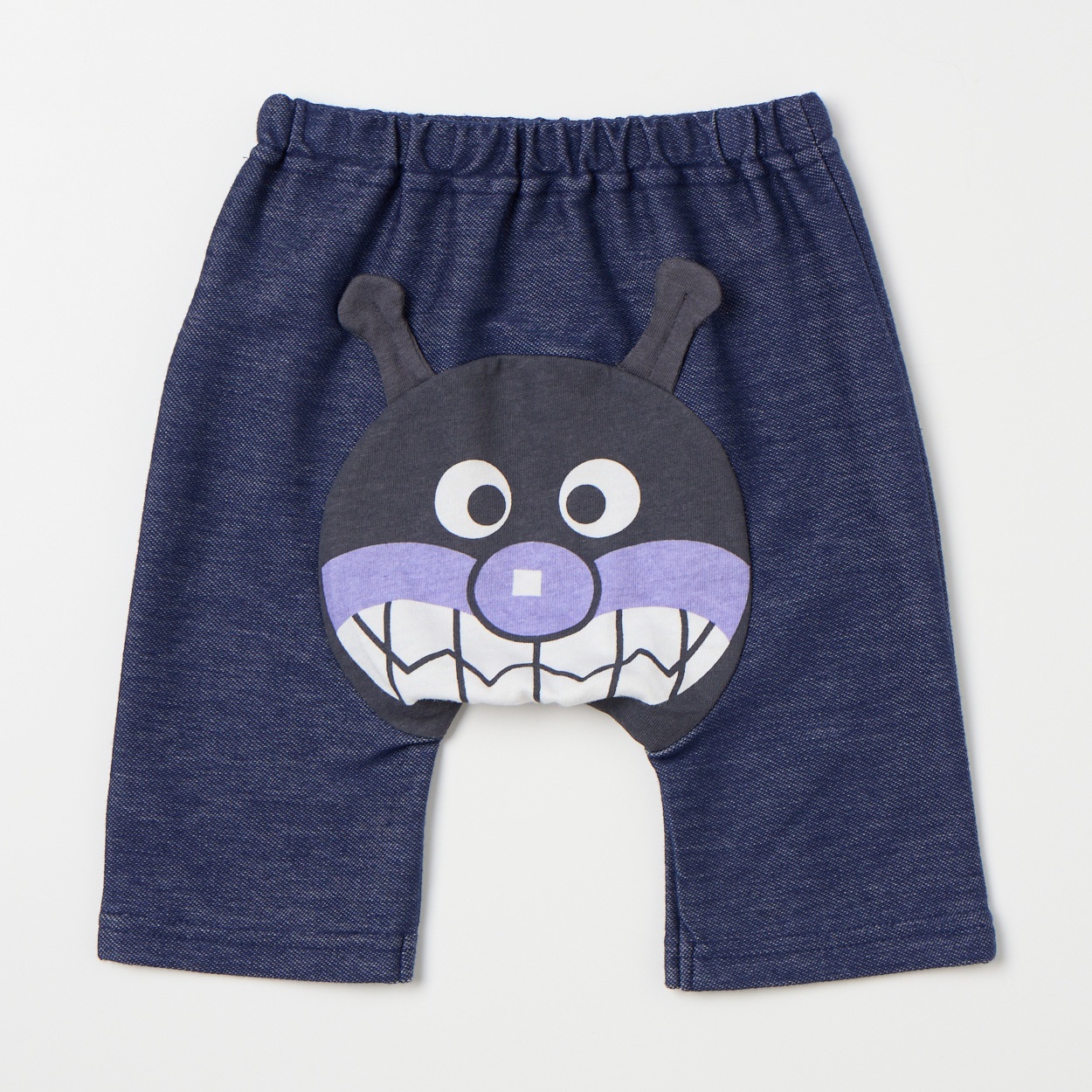 アンパンマン ニットデニム 5分丈 モンキーパンツ ベビー | イオン 