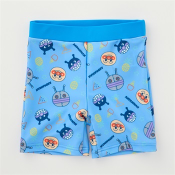アンパンマン 総柄 2WAY 海水パンツ ベビー 水着(ブルー-80cm)