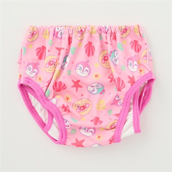 アンパンマン 総柄 水遊び用ブルマパンツ ベビー 水着(ピンク-80cm)