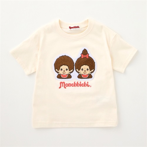 モンチッチ　くたくたシリーズ　ふたごのモンチッチ　ビンテージ　Tシャツ　男の子 モンチッチ サガラ刺しゅう 天竺 半袖Tシャツ ベビー | イオンスタイル