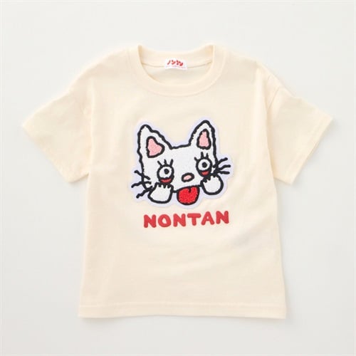 ノンタン サガラ刺しゅう 天竺 半袖Tシャツ ベビー