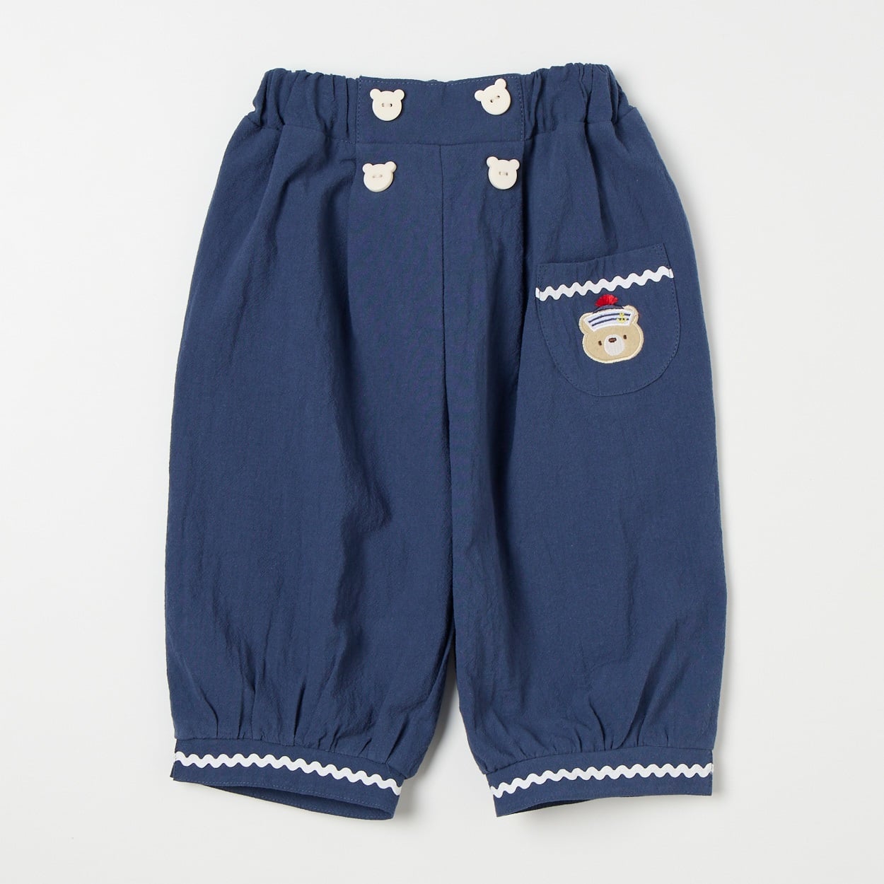 doudou bear マリン 6分丈 ワッシャーバルーンパンツ ベビー | イオン