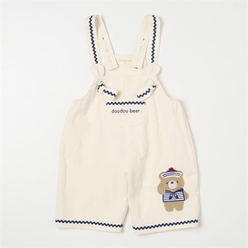 doudou bear マリン 7分丈 サロペットパンツ ベビー