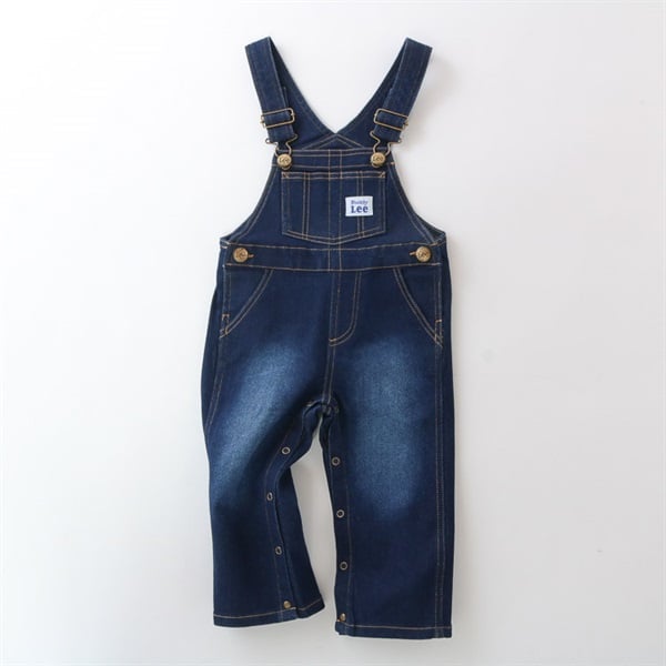 Buddy Lee デニムオーバーオール ベビー キッズ ボトムス 80cm-120cm(インディゴブルー-120cm)