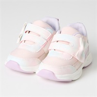ベイビー Sサイズ ピンクリボン付きシューズ