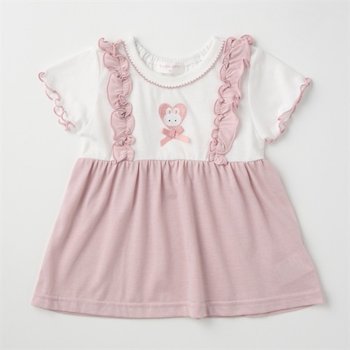 doudou berry フェイク 天竺 チュニック 半袖Tシャツ ベビー